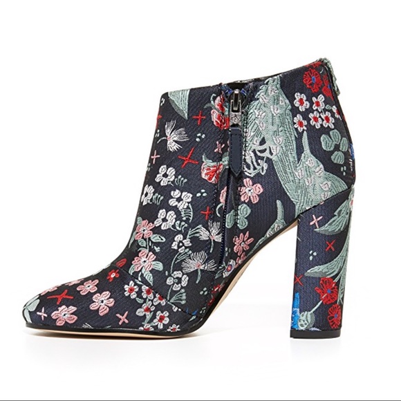 Sam Edelman Cambell Floral Brocade Booties - Picture 6 of 7